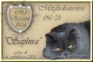 Clubausweis von Saphira