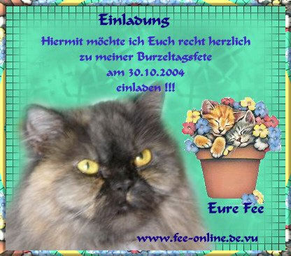 Fee's Geburtstag