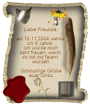 Geburtstagsparty von Grisu