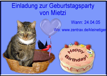 Hurra, wir freuen uns darauf!