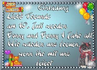 Wir haben uns sehr über die Einladung gefreut!