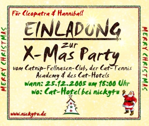 Danke für die Einladung!