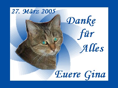 Es war herrlich, liebe Gina!