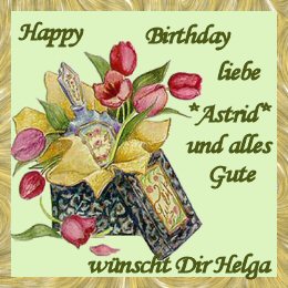 Danke, liebe Helga!